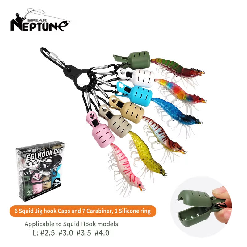 Furniture Hardware Jig - 6-delige kleurrijke inktvis jig haakbeschermer set