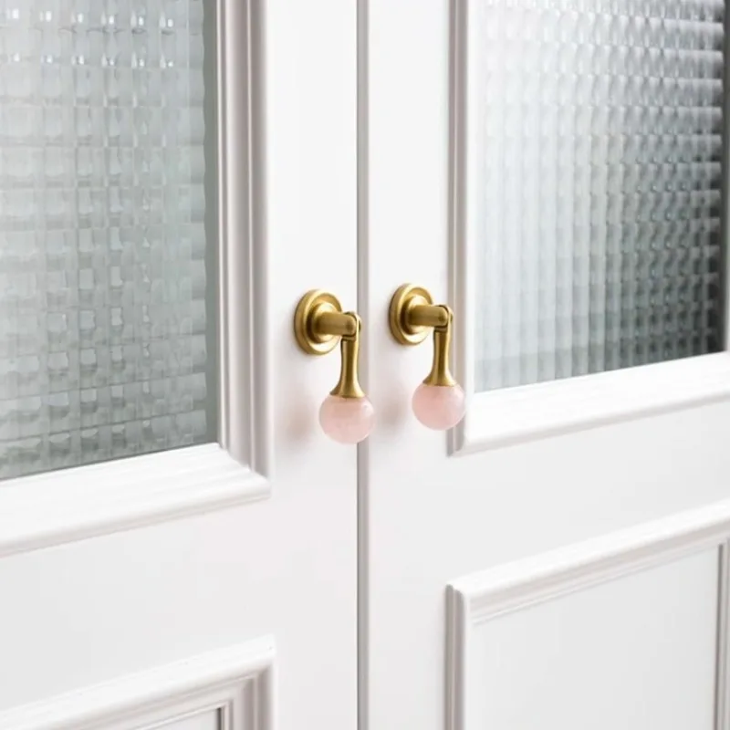 Witte Kristallen Bol + Messing - Furniture Hardware Drop Pulls recensie en prijs