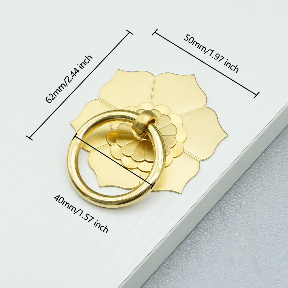 Bloemen Messing Kastdeurknoppe - Furniture Hardware Drop Pulls recensie en prijs