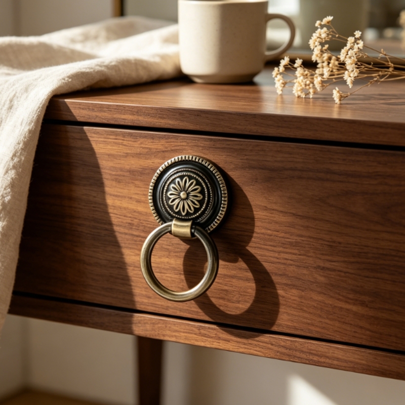 Set 6 antieke bronzen drop pul - Furniture Hardware Drop Pulls recensie en prijs